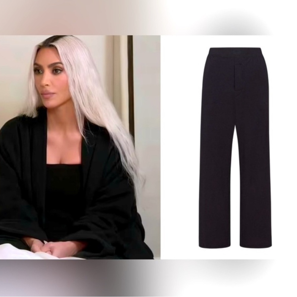 Nior Loose Wide Leg Pant Onyx Black NWT - Picture 9 of 9